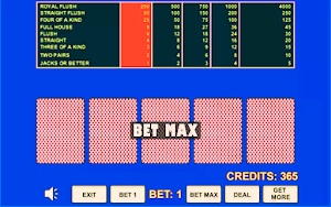 Video Poker Full House Card HD Screenshot 0