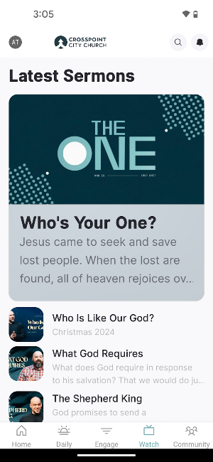 Crosspoint City Church Screenshot 2
