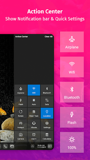 Computer launcher Aquarium Screenshot 1