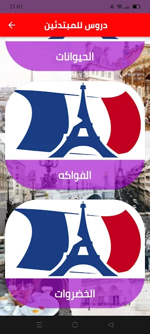 تعلم اللغة الفرنسية بنفسك Screenshot 1