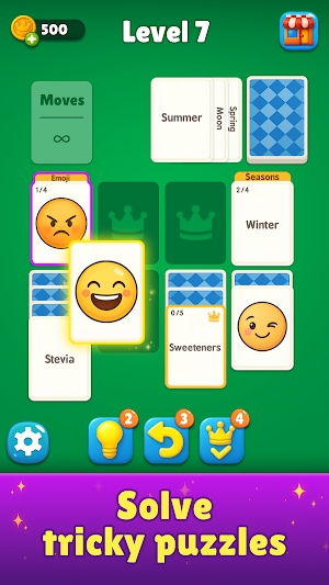 Solitaire Word Associations Screenshot 1