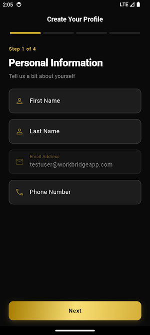 WorkBridge Screenshot 1