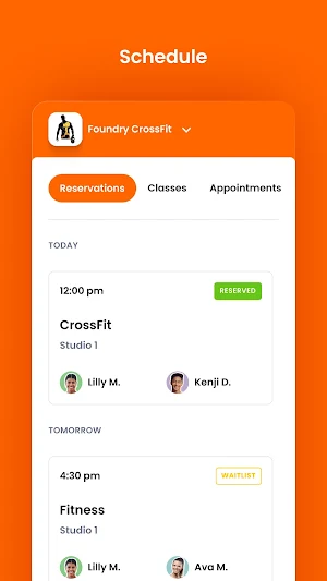 Foundry CrossFit Screenshot 2