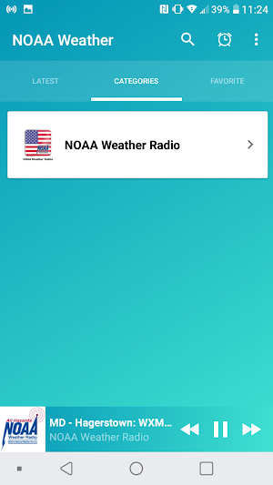 NOAA Weather Radios Online Screenshot 1