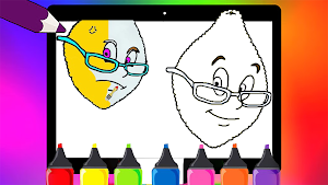 Ms Lemons Scary Coloring Game Screenshot 2