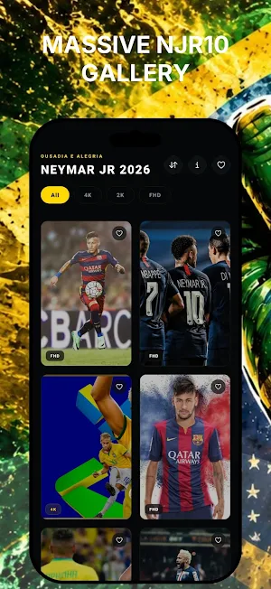 Neymar JR Wallpapers 2026 Screenshot 1