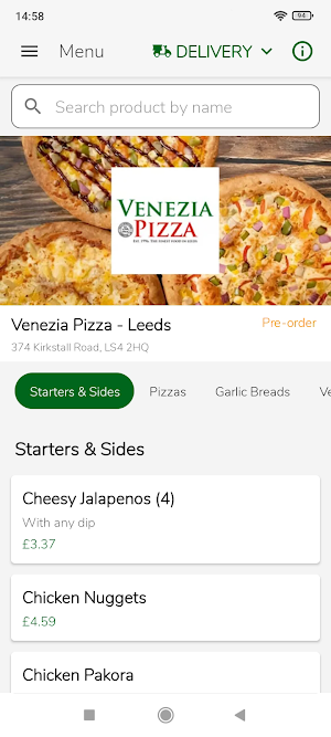 Venezia Pizza - Leeds Screenshot 0
