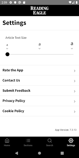 Reading Eagle Screenshot 3