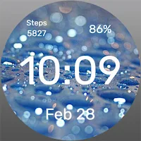 Blue Drops - Watch Face
