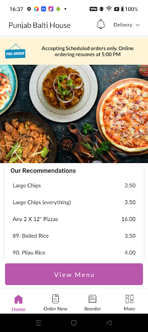 Punjab Balti House Screenshot 1