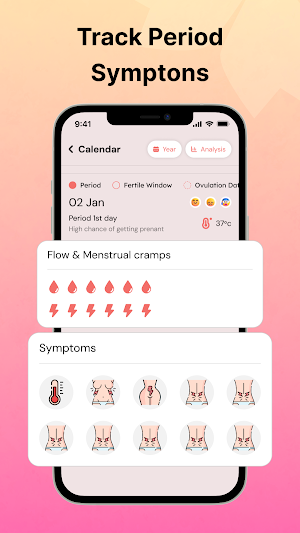 Period Tracker - Women's Cycle Screenshot 2