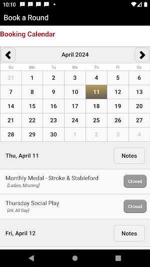 Noosa Golf Club Screenshot 2