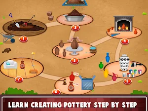Pottery Simulation - Create Fashionable Clay Art Screenshot 2