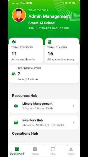 Instivio: Institute Management Screenshot 1