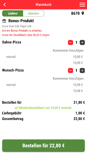 Pizza Express Krieglach Screenshot 1