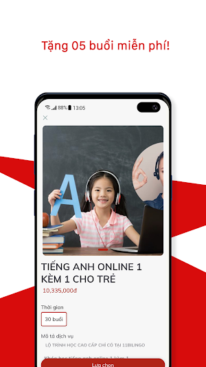 Bilingo - Học Tiếng Anh Online 1 Kèm 1 Screenshot 3