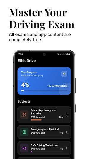 Ethio Driving License Exam Screenshot 0