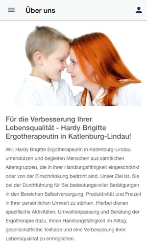 Brigitte Hardy Ergotherapeutin Screenshot 1
