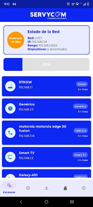 Servycom Scan Screenshot 1
