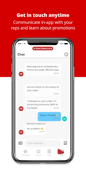 Marathon Food Service Screenshot 3