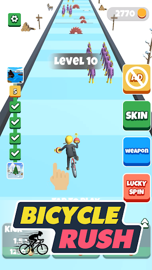 Bike Rush 3D: Slap and Run Screenshot 0