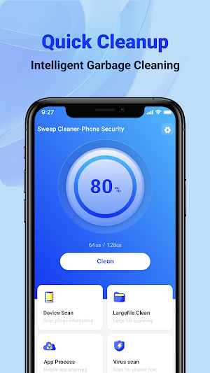 Sweep Cleaner-Phone Security Screenshot 0