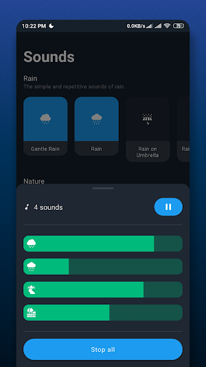 Chillax - Relaxing Sounds Screenshot 2
