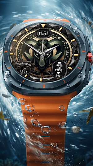 The Goat Analog WatchFace A083 Screenshot 3