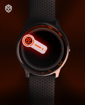 Glyph Mono Hand Watch Face Screenshot 2