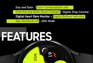 Dream 90 - Sporty Watch Face Screenshot 1