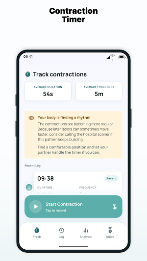 Contraction Timer 5-1-1 Screenshot 1