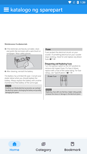 HondaMotorParts Catalog Screenshot 0