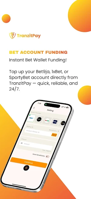 TranzitPay App Screenshot 1