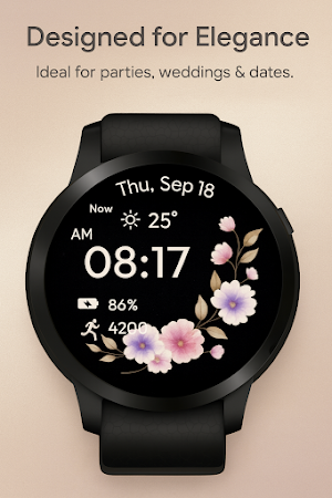 Floral Romance WatchFace Screenshot 2