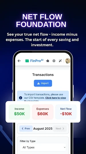 mFinley Private Money Manager Screenshot 1