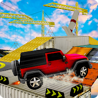 4X4 Car Stunt Action Ramp Game