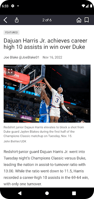 University Daily Kansan Screenshot 1
