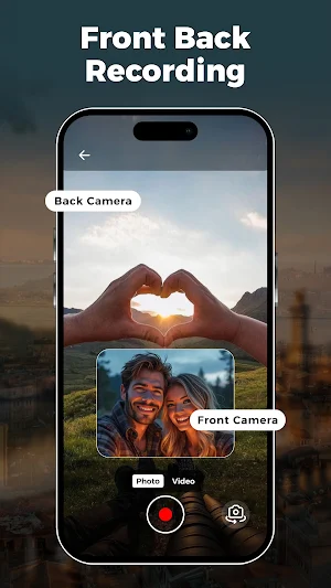 Dual Camera Front & Back Side Screenshot 2