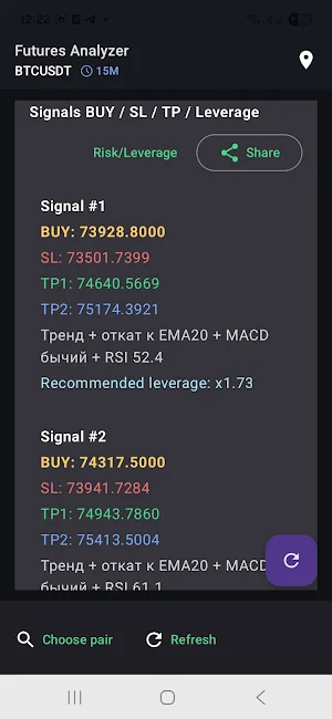 Futures Analyzer Screenshot 3