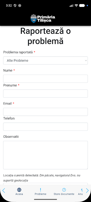 Tilișca App Screenshot 2