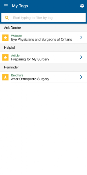 My Surgery @ UHN Screenshot 2