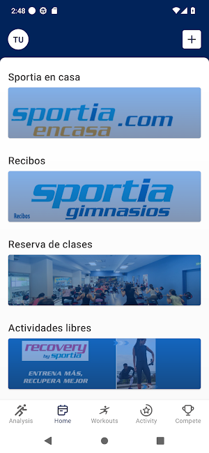 Sportia Gimnasios Screenshot 2