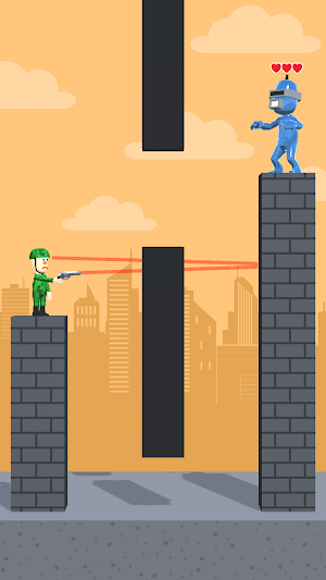 Snipe man - 簡単パズルゲーム Screenshot 2