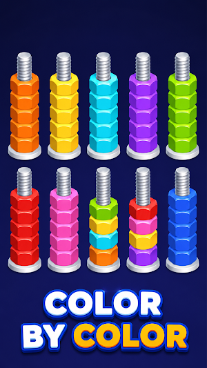 Nut Brain - Color Sort Screenshot 2