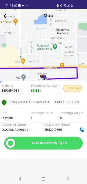 Zion Shipping Driver Screenshot 0