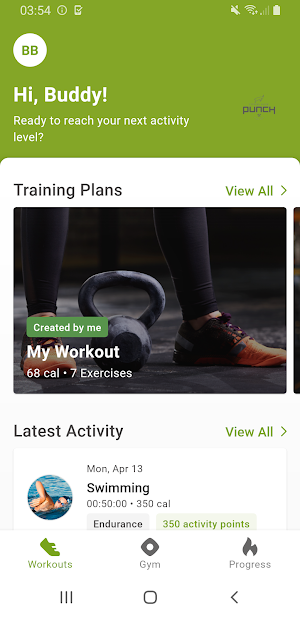 EGYM Punch Fitness Screenshot 1