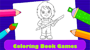 Chucky : Coloring Book Screenshot 3