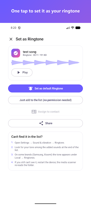 Boring Ringtone Maker & Cut Screenshot 2