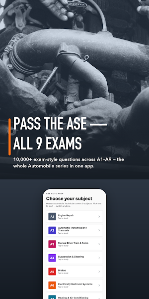 ASE Test Prep 2026: A1-A9 Auto Screenshot 0