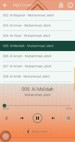 Muhammad Jibril Quran Offline Screenshot 2